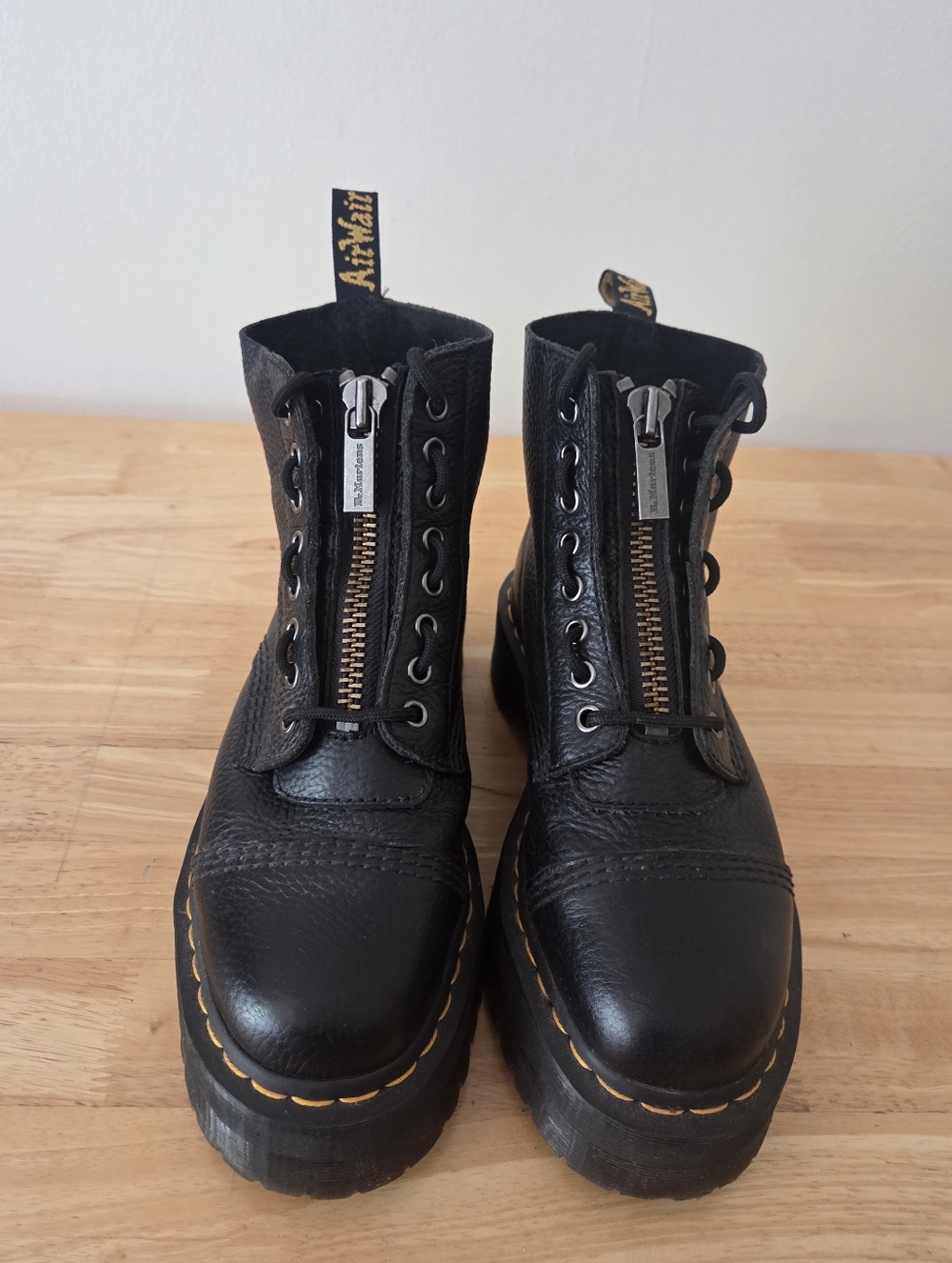 Dr. Martens Platform Sinclair Leather Boots - Picture 6 of 6